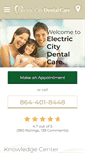 Mobile Screenshot of electriccitydentalcare.com